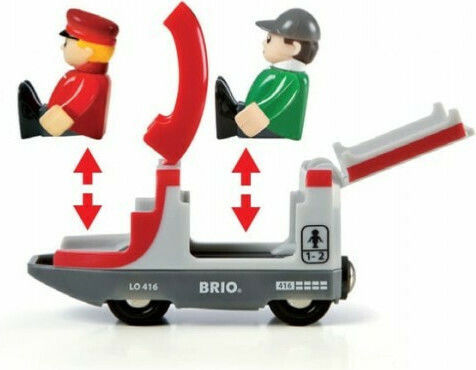 Brio Toys Travel Σετ με Τρενάκι από Ξύλο για 3+ Ετών