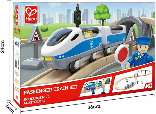 Hape Set with Train made of Wood for 3+ years+ Years