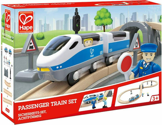 Hape Set with Train made of Wood for 3+ years+ Years