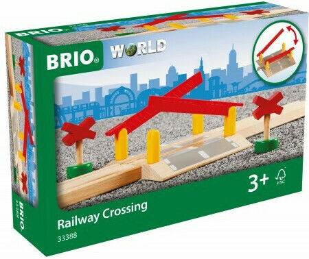 Brio Toys Railway Crossing Αξεσουάρ Σιδηρόδρομου από Ξύλο για 3+ Ετών