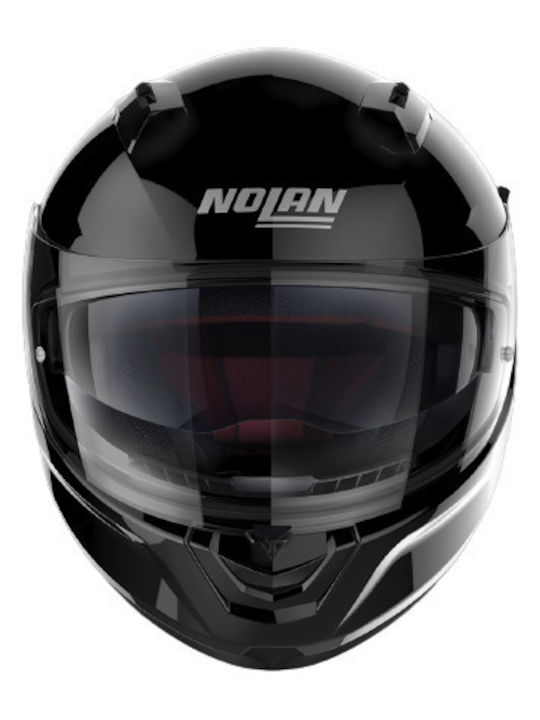Nolan N60-6 Classic N-Com Full Face με Sun Visor Glossy Black (3)