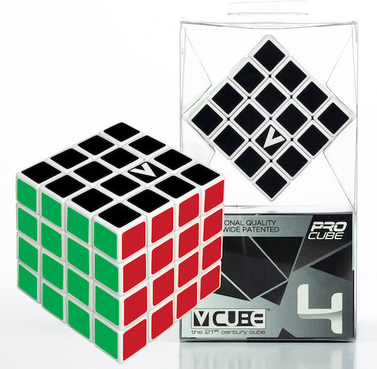 V-Cube 4 Flat Speed Cube 4x4 White for 6+ years old Years 207171 1pcs