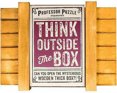 Professor Puzzle Think Outside the Box Wooden Riddle for 6+ Years PA-6