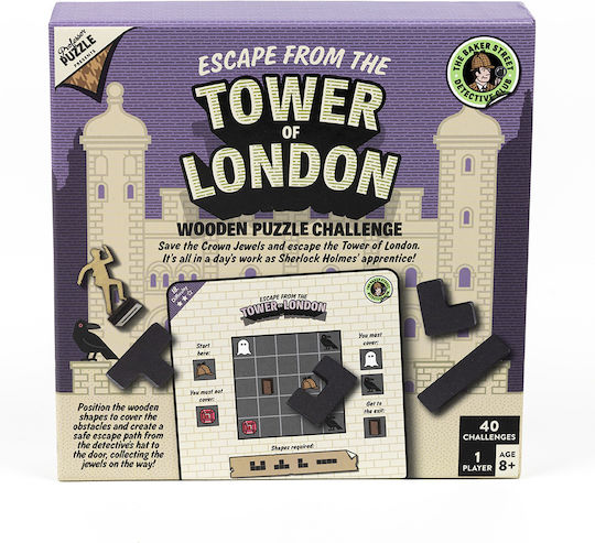 Professor Puzzle Escape From The Tower Of London Rätsel Aus Holz Für 8+ Jahre SH-6