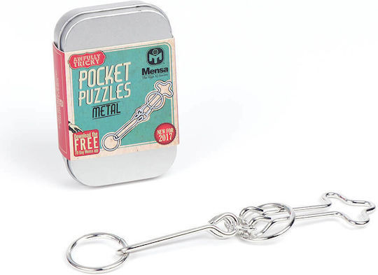 Mensa Pocket Puzzle Awfully Tricky Γρίφος από Μέταλλο για 6+ Ετών IQ-1028R