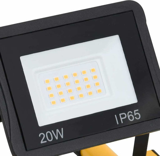 vidaXL Προβολέας Εργασίας Ρεύματος LED IP65 με Φωτεινότητα έως 2800lm