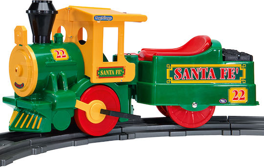 Santa Fe Train Ηλεκτροκίνητο 6 Volt Πράσινο για 1.5+ Ετών