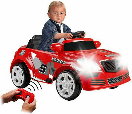 Twinkle One-Seater with Remote Control 12 Volt Red for 3+ Years