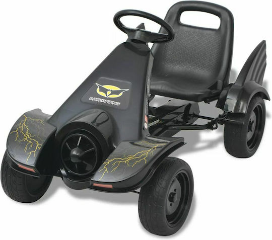 Go Kart Cu Un Loc Cu Pedală Negru Pentru 3+ Ani