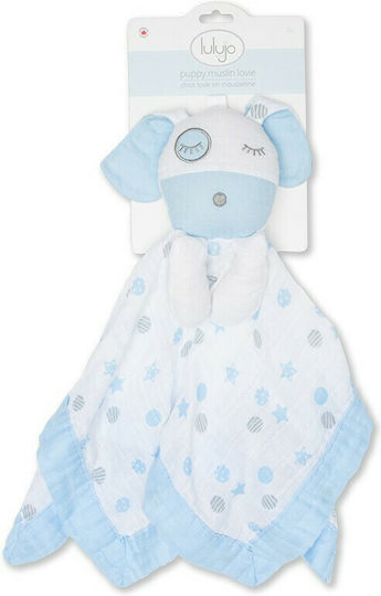 Lulujo Baby Cloth Puppy Blue