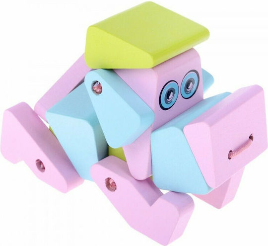 Cubika Animal Dog Acrobat made of Wood for 18++ Months
