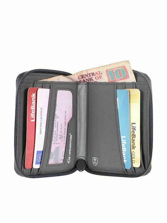 Bi-Fold Мъжки Портфейл с RFID Сив