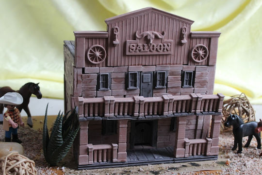 Wiseelk Construction Toy Saloon for Children 5+ years+ Years