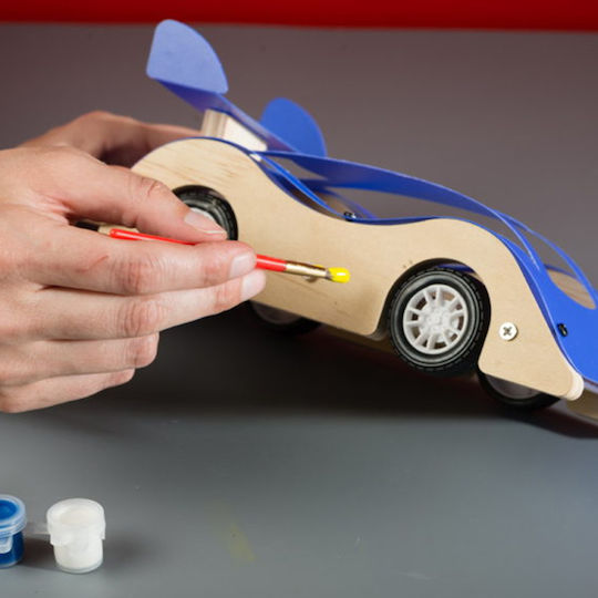 Stanley Jr Toys Παιχνίδι Κατασκευών Ξύλινo Αγωνιστικό Αυτοκίνητο για Παιδιά 5+ Ετών