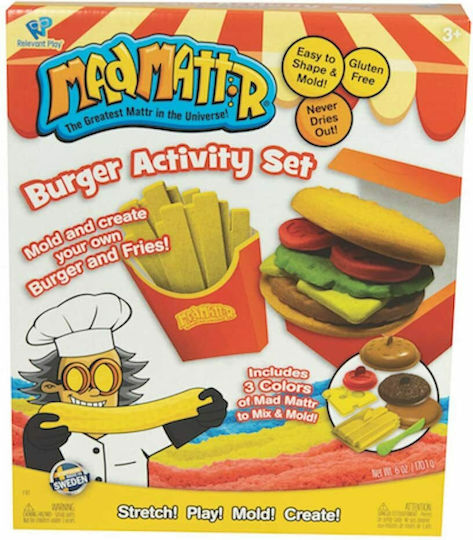 Relevant Play Construction Toy Burger Activity Set for Children 3+ years+ Years