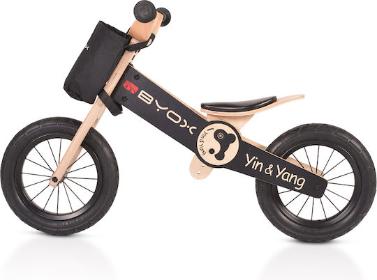 Byox Kinderlaufrad Yin&Yang Schwarz