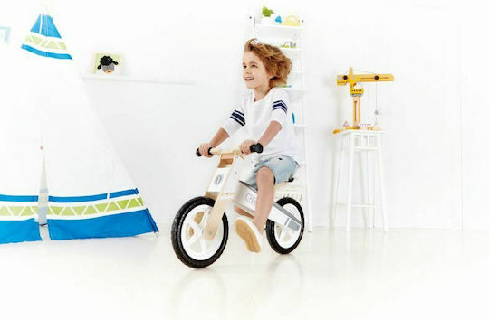 Hape Kids Balance Bike Wonder White