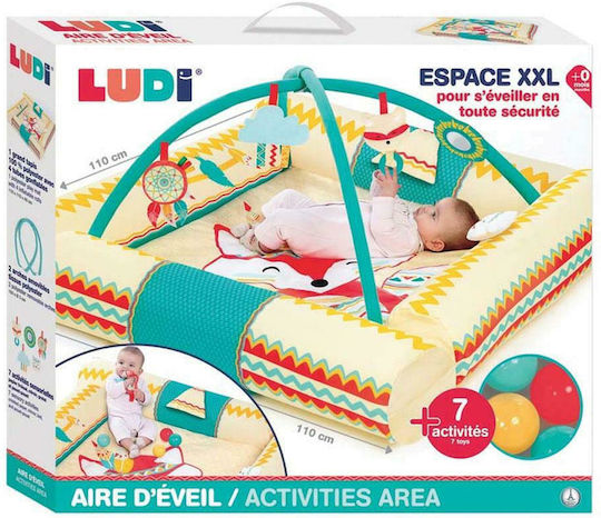 Ludi Indian Baby Playmat Activity Gym for Newborns