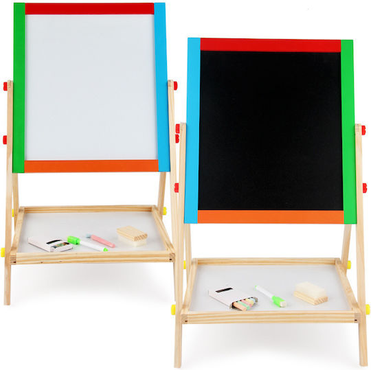 Markerboard Blackboard Double Sided Floor 34x38.5x66cm