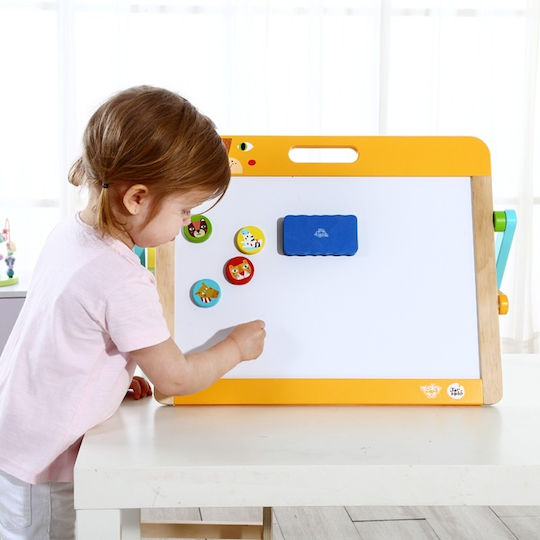 Tooky Toys Magnetic Markerboard Double Sided 54x29.5x37.5cm