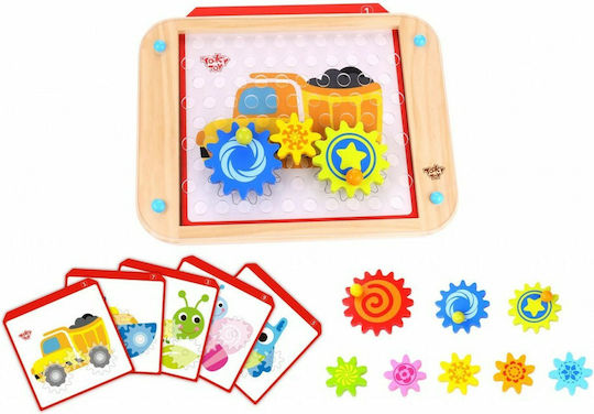 Tooky Toys Elephant Πίνακας Μαγνητικός / Μαυροπίνακας Διπλής Όψης 37.5x26.5εκ.