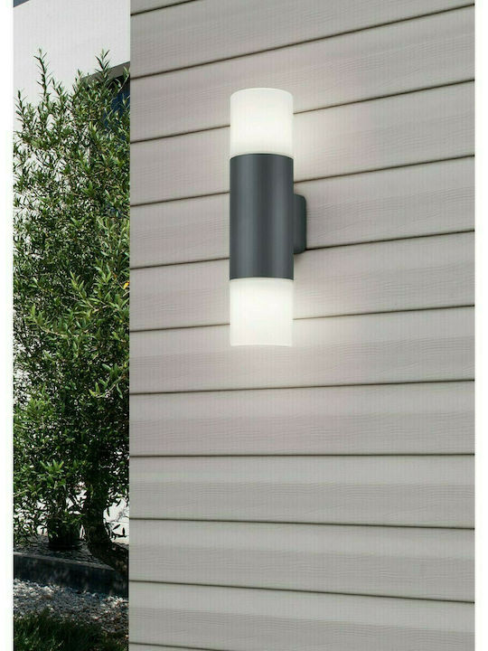Trio Lighting Hoosic Wall-Mounted Outdoor Ceiling Light E27 IP44 Double Beam 8x33εκ.