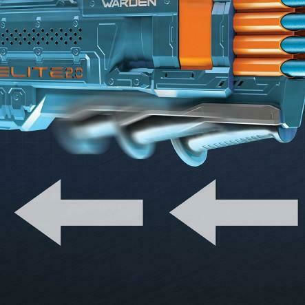 Nerf Нерф изстрелвач Warden DB 8 Елит 2.0 за 8+ години+ години