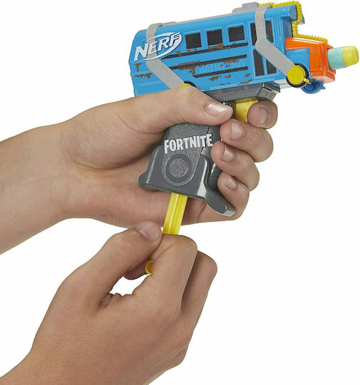 Nerf Lansator Micro Battle Bus MicroShots Blaster Fortnite pentru 8+ ani+ Ani