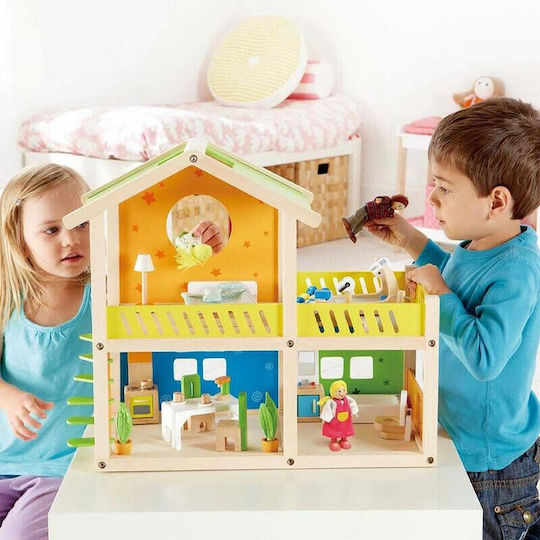 Hape Happy Villa Wooden Dollhouse