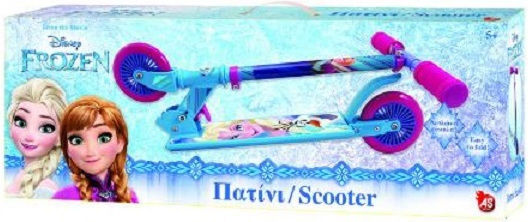 AS Παιδικό Πατίνι Αναδιπλούμενο Frozen Δίτροχο για 5+ Ετών Γαλάζιο