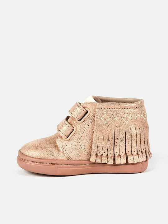 Kids Sneakers High with Scratch Gold