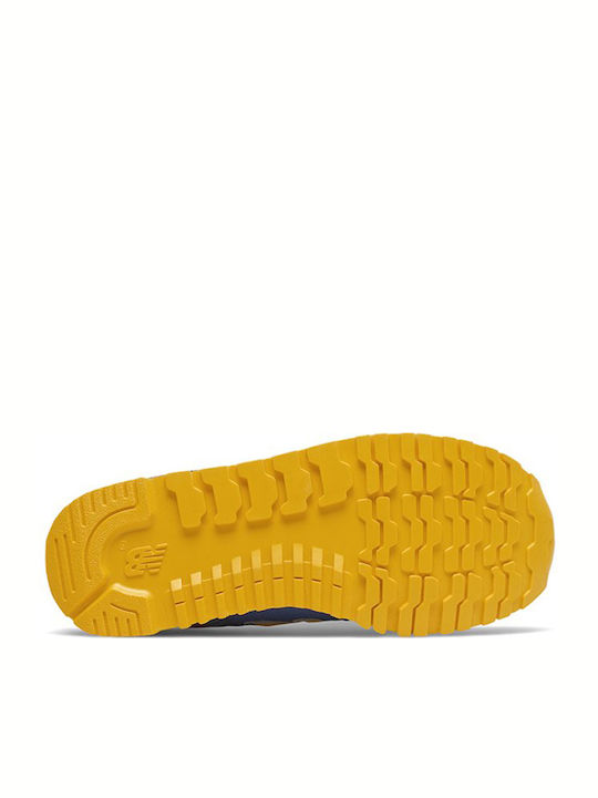 500 Kids Sneakers with Scratch Blue