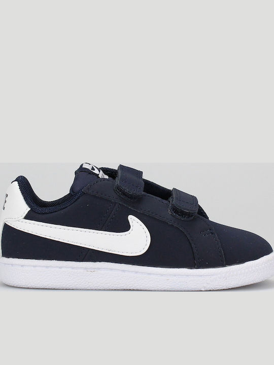 Court Royale TDV Kids Sneakers with Scratch Navy Blue