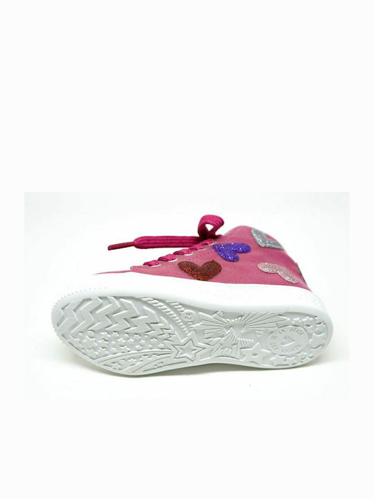 191945 Kids Sneakers High Fuchsia