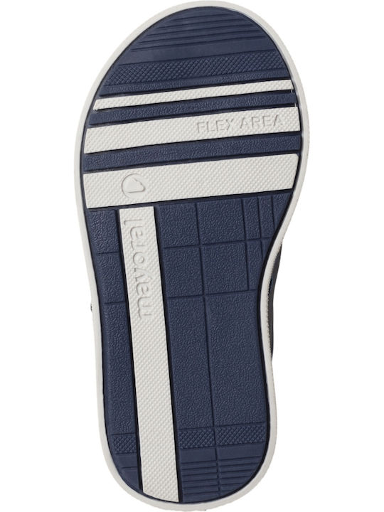 Παιδικά Sneakers High Ανατομικά με Σκρατς Πολύχρωμα