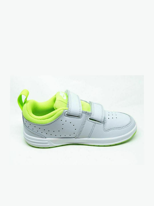 Pico 5 PSV Kids Sneakers with Scratch Pure Platinum / Electric Green / White