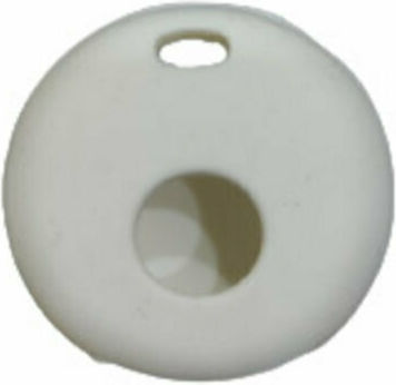 Husă Cheie din Silicon cu 1 Butoane pentru Smart în Culoarea Alb