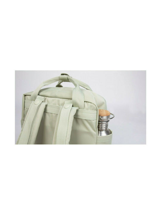 Doughnut Macaroon Fabric Backpack Green 16lt