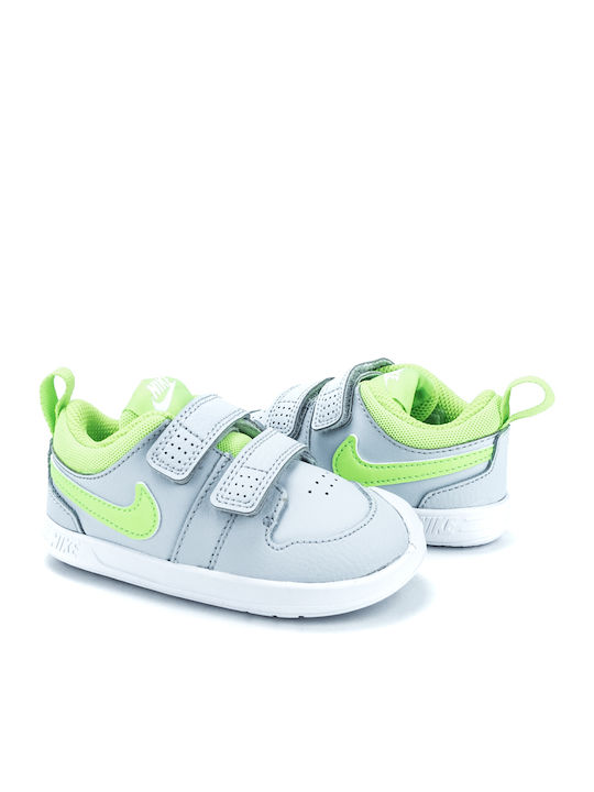 Pico 5 Παιδικά Sneakers με Σκρατς Pure Platinum / Electric Green / White