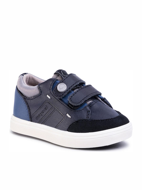 Παιδικά Sneakers με Σκρατς Navy Μπλε