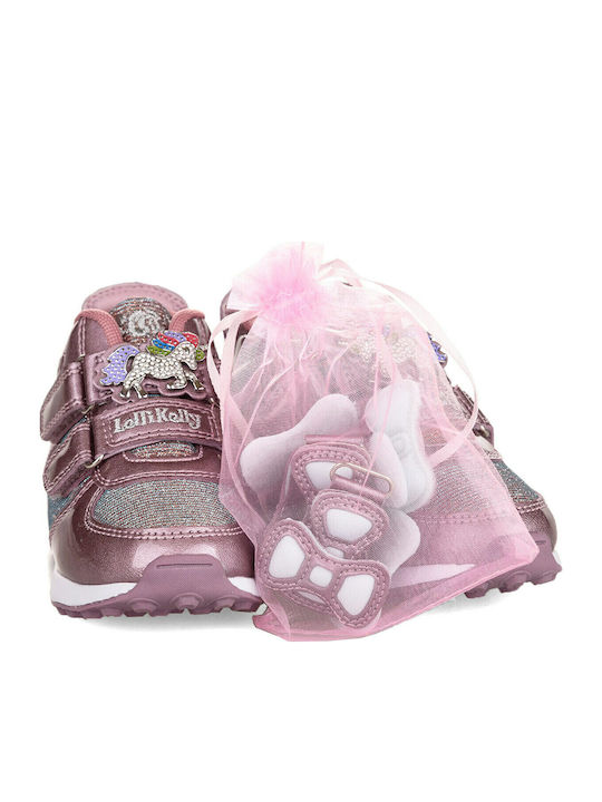 Colorissima Kids Sneakers with Scratch Lilac
