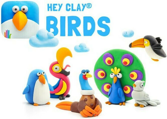 Hey Clay Claymates Birds Children's Clay Multicolourς 390gr S003BIRDS
