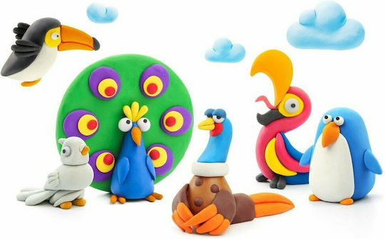 Hey Clay Claymates Birds Children's Clay Multicolourς 390gr S003BIRDS