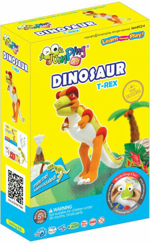 Jumping Clay T-Rex Children's Clay Set Multicolourς 38gr C2-4