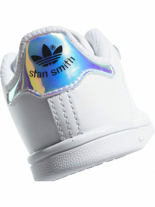 Stan Smith STAN SMITH CF I Kids Sneakers with Scratch Cloud White / Silver Metallic