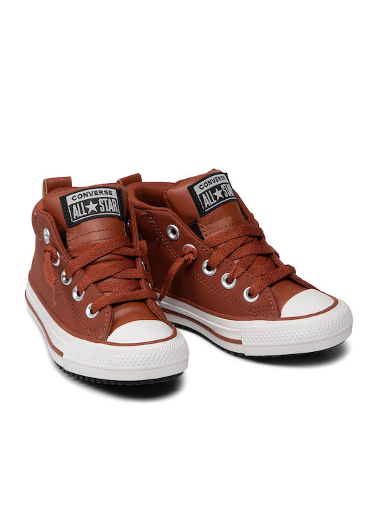 Chuck Taylor All Star All Star Chuck Taylor Παιδικά Sneakers High Καφέ