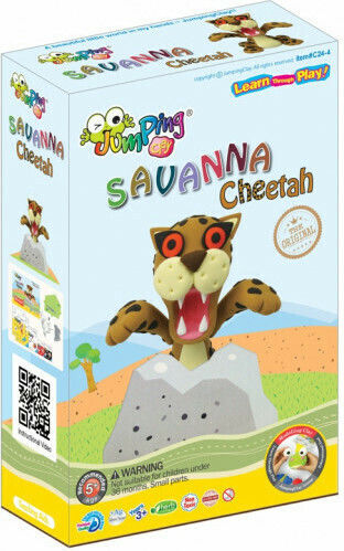 Jumping Clay Cheetah Children's Clay Set Multicolourς 56gr C24-4