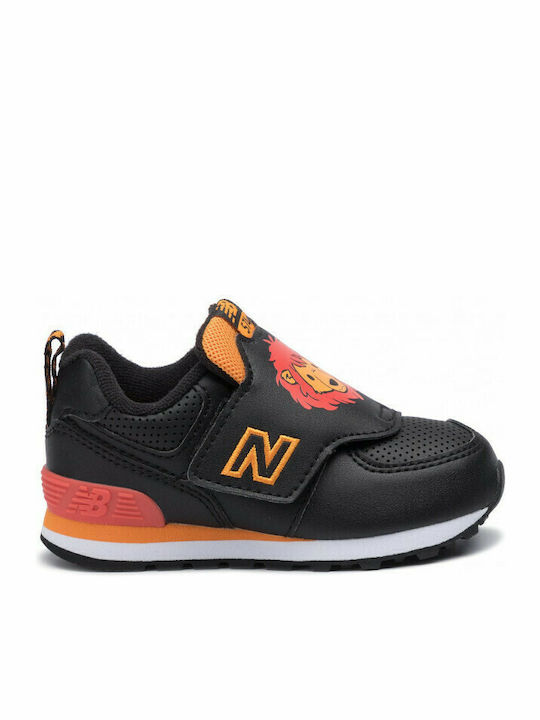 Kinder Sneakers mit Klettverschluss Schwarz