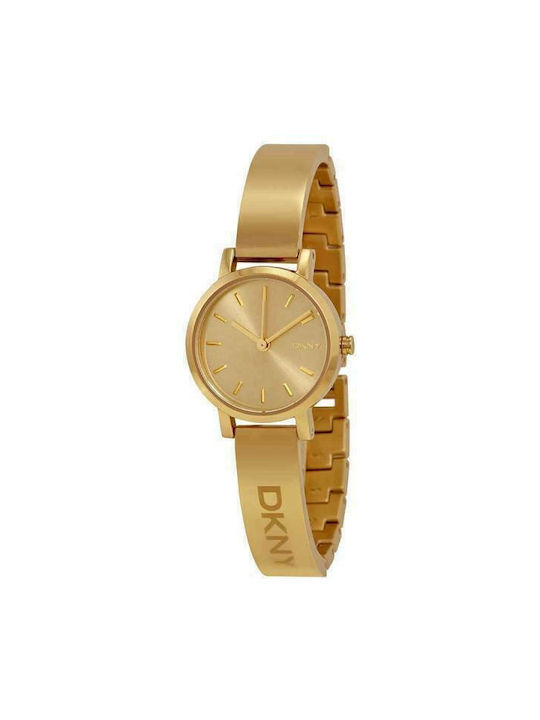 DKNY Watch with Gold Metal Bracelet NY2307