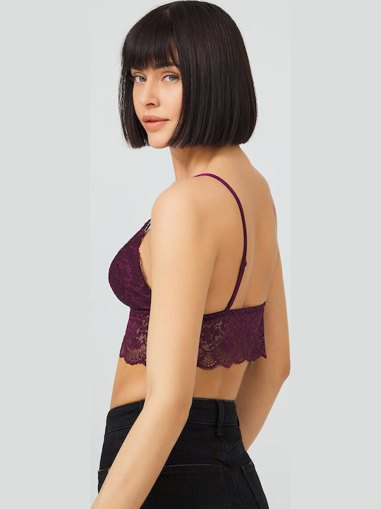 CottonHill Bralette Σουτιέν Μωβ
